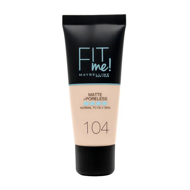 Maybelline Fit Me Matte & Poreless Foundation 104 Soft Ivory 30ml  MAYBELLINE - Nutra Best Bulgaria