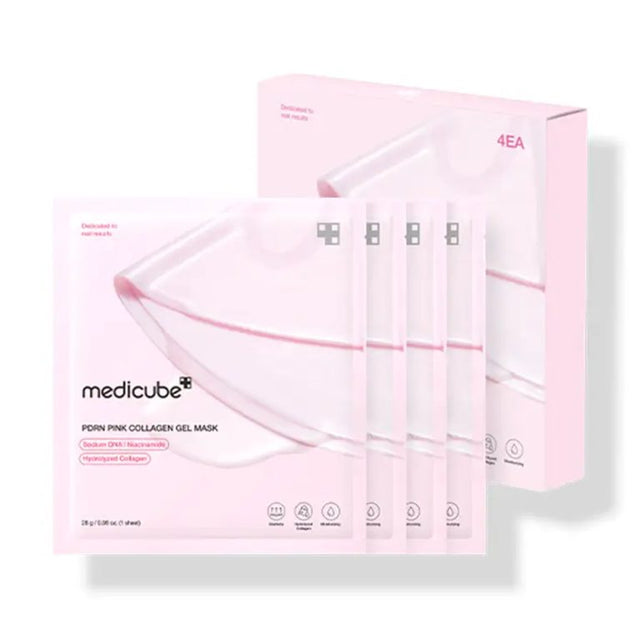 Medicube - Pink Collagen Gel Mask (4 pieces * 28g)  Medicube - Nutra Best Bulgaria