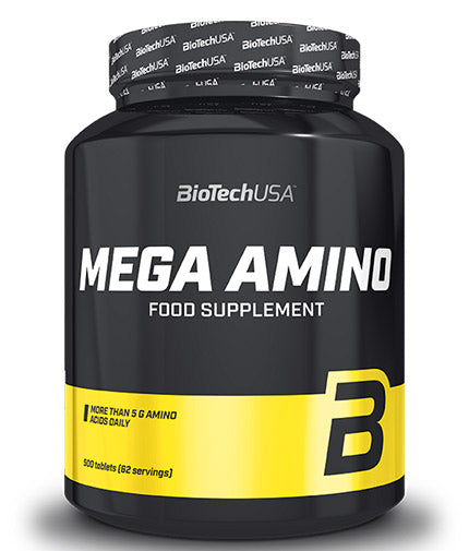Mega Amino 3200 / 500 Tabs  BioTech USA - Nutra Best Bulgaria