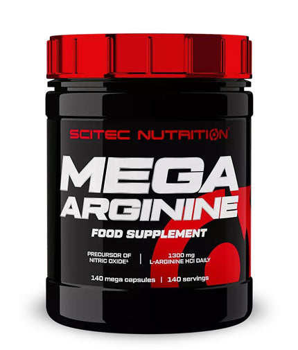 Mega Arginine 140 Caps.  SCITEC - Nutra Best Bulgaria