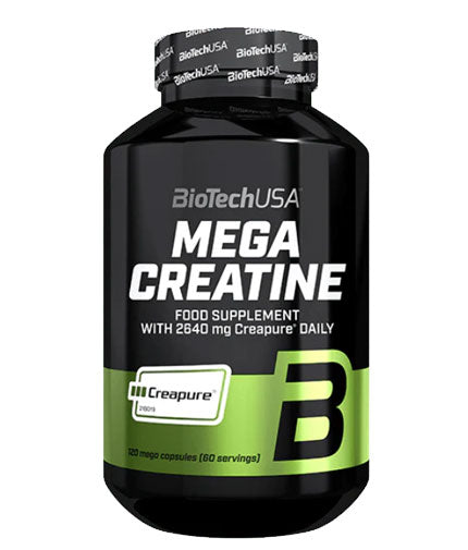 Mega Creatine / 120 Caps  BIOTECH USA - Nutra Best Bulgaria