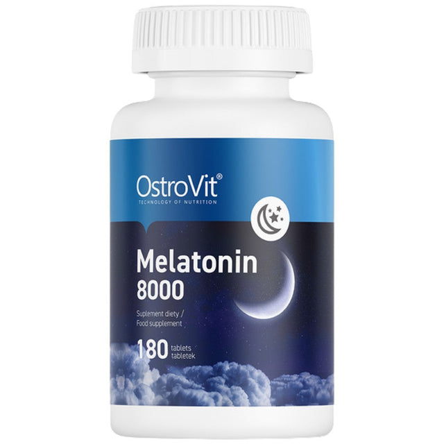 Melatonin 8000 180 Таблетки  OstroVit - Nutra Best Bulgaria
