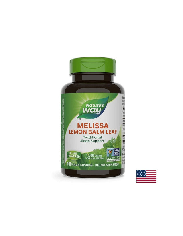 Melissa 500 mg - 100 капсули  Nature’s Way - Nutra Best Bulgaria