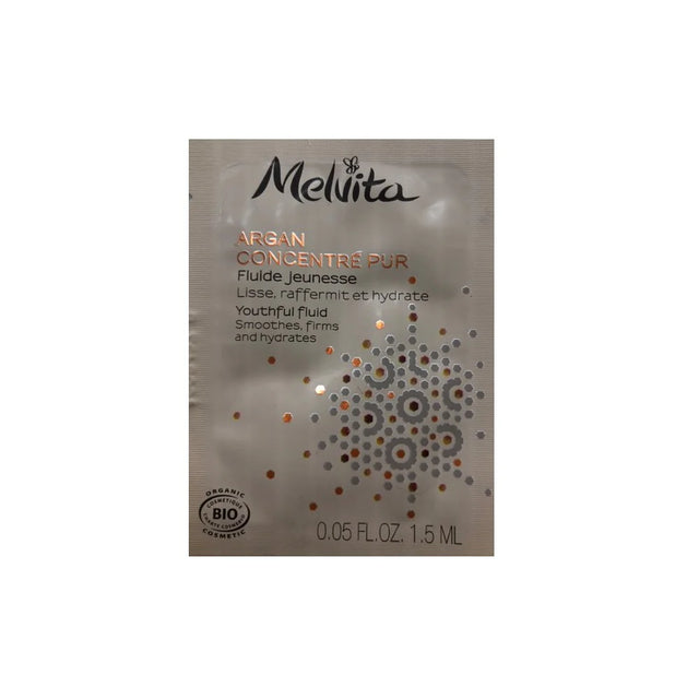 Melvita, Argan Concentre Pur, Argan Oil & Argan Pulp Extract, Smoothes/Firms & Hydrates, Day, Fluid, For Face, 1.5 ml *Sample  Melvita - Nutra Best Bulgaria