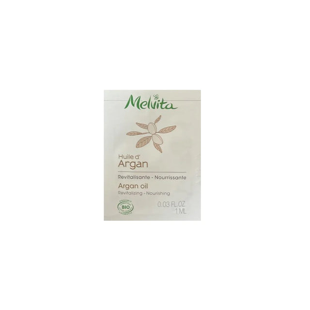 Melvita, Argan, Organic, Nourishing & Revitalizing, Oil, For Body, Face & Hair, 1 ml *Sample  Melvita - Nutra Best Bulgaria