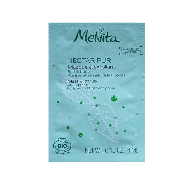 Melvita, Nectar Pur, Organic, Pore-Tight, Scrub Mask, For Face, 4 ml *Sample  Melvita - Nutra Best Bulgaria