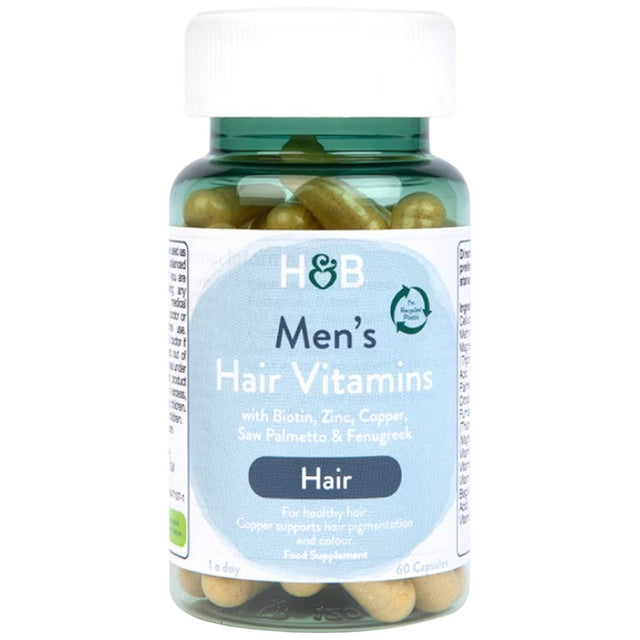 Формула за коса за мъже (Men`s Hair Vitamins) 60 капсули, H&B  Holland & Barrett - Nutra Best Bulgaria