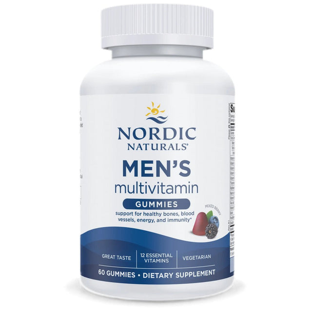 Men's Multivitamin Gummies - 60 желирани бонбони  Nordic Naturals - Nutra Best Bulgaria