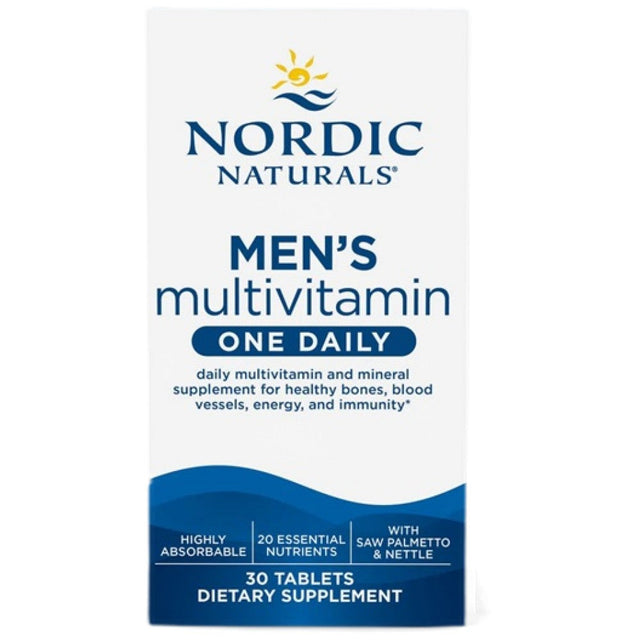 Men's Multivitamin One Daily - 30 Таблетки  Nordic Naturals - Nutra Best Bulgaria