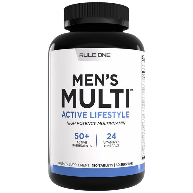 Men's Train Daily Multivitamin | 50+ Ingredients - 180 Таблетки  Rule1 - Nutra Best Bulgaria