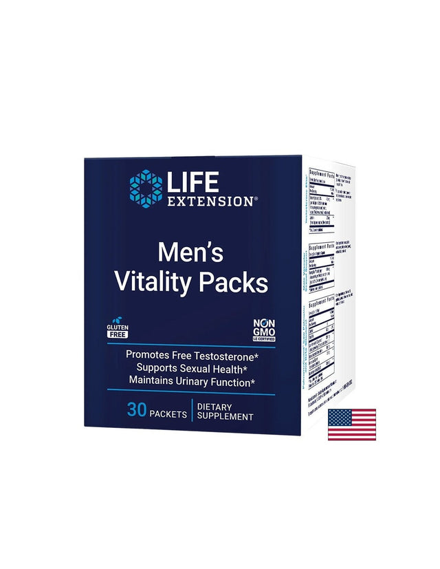 Формула за Мъже - Men’s Vitality Pack, 30 пакетчета  Life Extension - Nutra Best Bulgaria