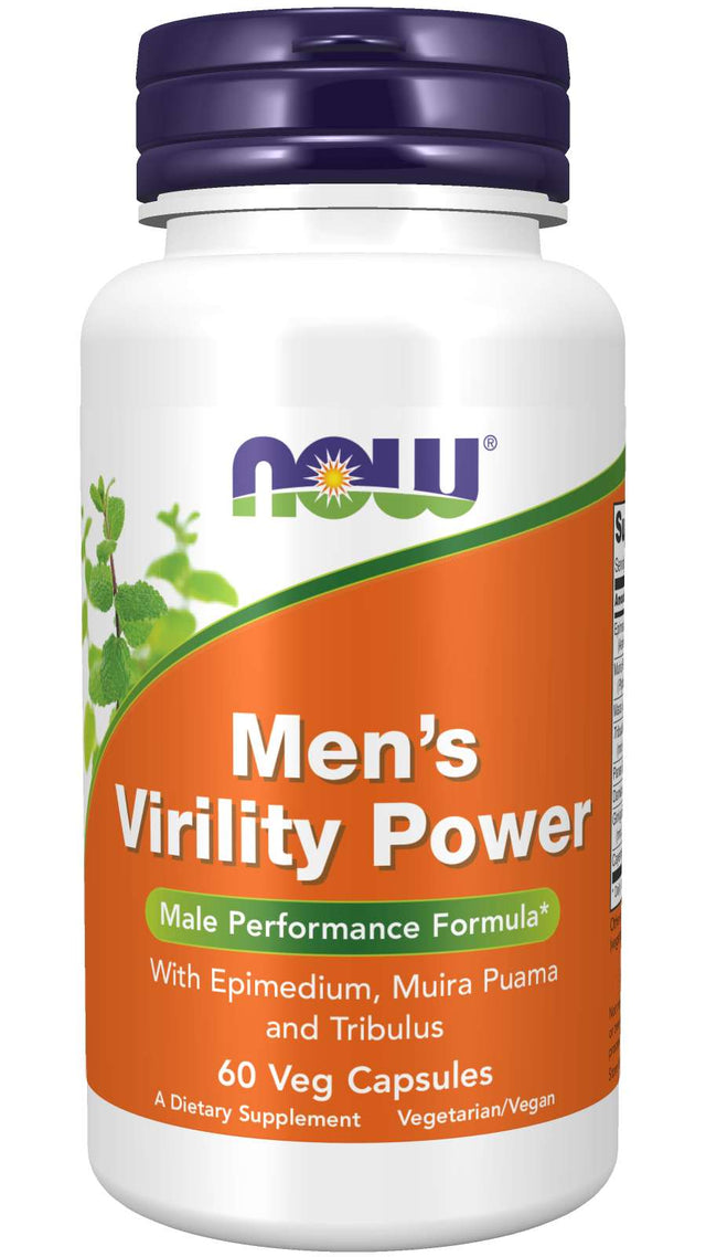 Mens Virility Power - 60 Капсули  NOW Foods - Nutra Best Bulgaria