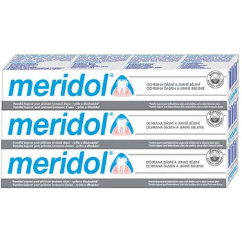 Meridol - Gentle White Tripack Toothpaste (3 pcs) - Toothpaste with whitening effect - 75ml - Feel You