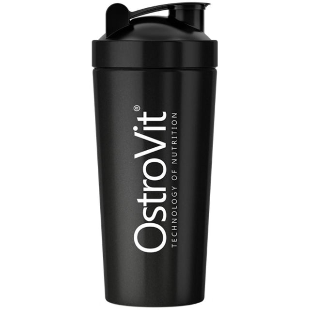 Metal / Steel Shaker / 750 ml / Black 750 мл  OstroVit - Nutra Best Bulgaria