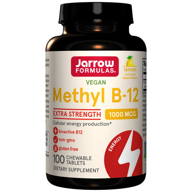 Methyl B-12 1000 mcg - 100 Подезични таблетки  Jarrow Formulas - Nutra Best Bulgaria