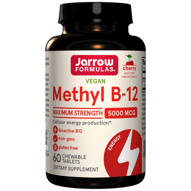 Methyl B-12 5000 mcg - 60 Подезични таблетки  Jarrow Formulas - Nutra Best Bulgaria