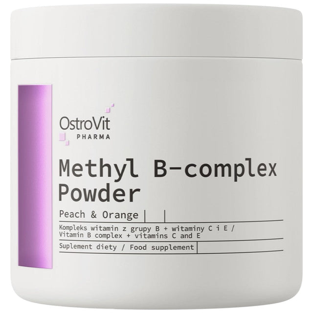 Methyl B-Complex Powder 180 грама  OstroVit - Nutra Best Bulgaria