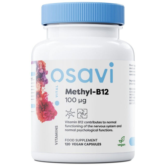 Methyl-B12 100 mcg - 60 капсули  Osavi - Nutra Best Bulgaria