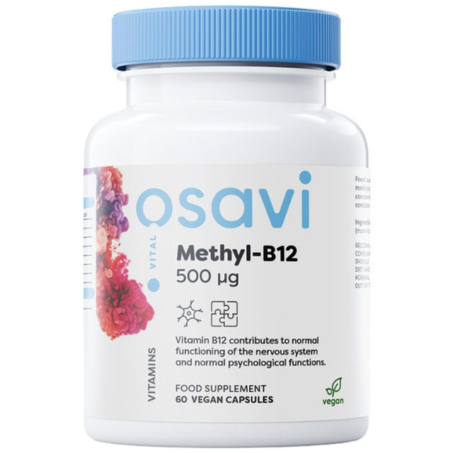Methyl-B12 500 mcg - 60 капсули  Osavi - Nutra Best Bulgaria
