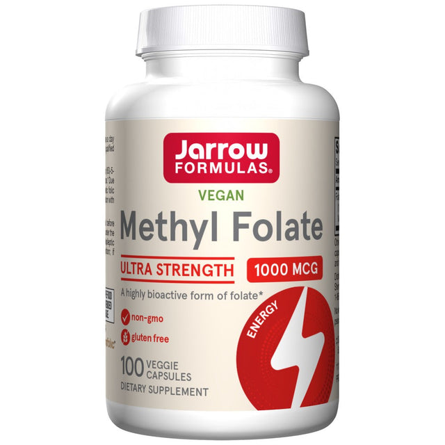 Methyl Folate 1000 mcg - 100 капсули  Jarrow Formulas - Nutra Best Bulgaria