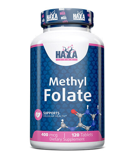 Methyl Folate 400 mcg / 120 Tabs  Haya Labs - Nutra Best Bulgaria