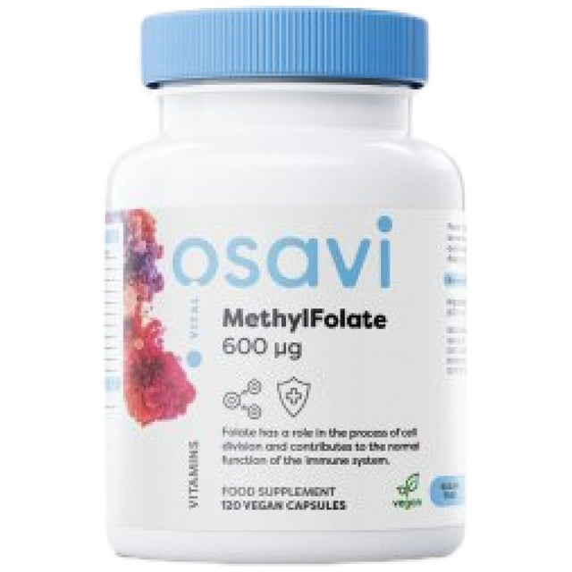 MethylFolate 600 mcg | with Quatrefolic® - 120 капсули  Osavi - Nutra Best Bulgaria