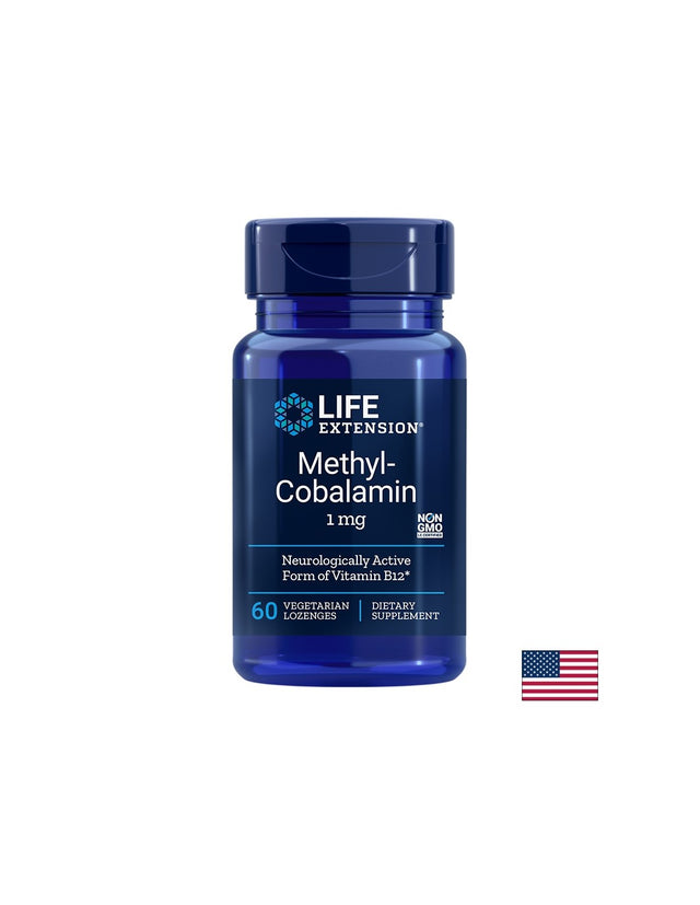 Methylcobalamin / Метилкобаламин 1000 mcg х 100 таблетки за смучене  Life Extension - Nutra Best Bulgaria