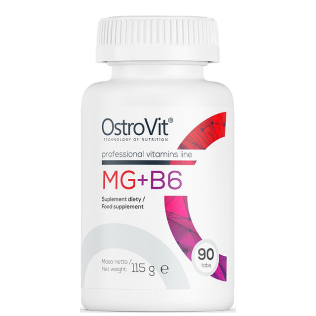 Mg + B6 / Magnesium Citrate + B6 90 Таблетки  OstroVit - Nutra Best Bulgaria