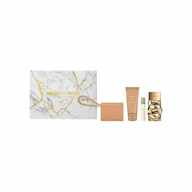 Michael Kors Pour Femme Eau De Parfum Spray 100ml Set 4 Pieces  MICHAEL KORS - Nutra Best Bulgaria
