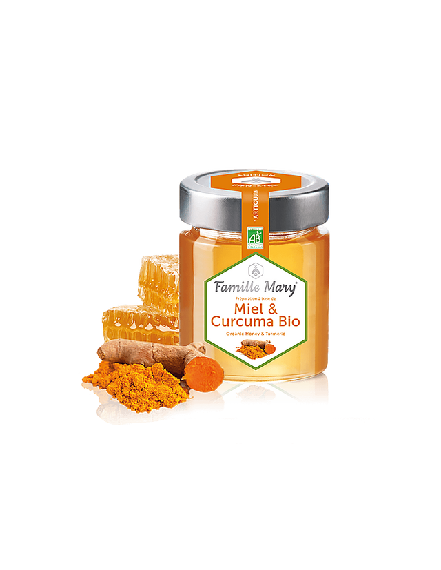 Miel & Curcuma Bio / Мед и куркума био, 170 g Famille Mary  Famille Mary - Nutra Best Bulgaria