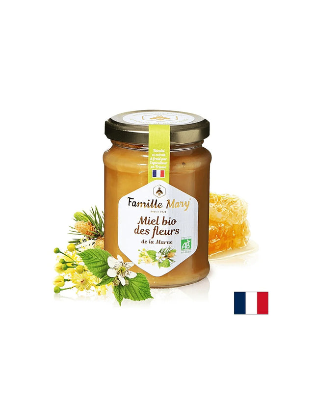Miel bio des fleurs de la Marne/ Био пчелен цветен мед, 230 g Famille Mary - Nutra Best