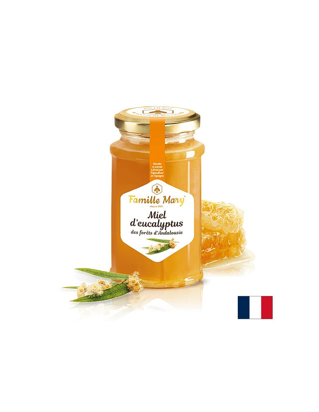 Miel d’ eucalyptus / Пчелен мед от евкалиптови цветчета, 360 g Famille Mary  Famille Mary - Nutra Best Bulgaria