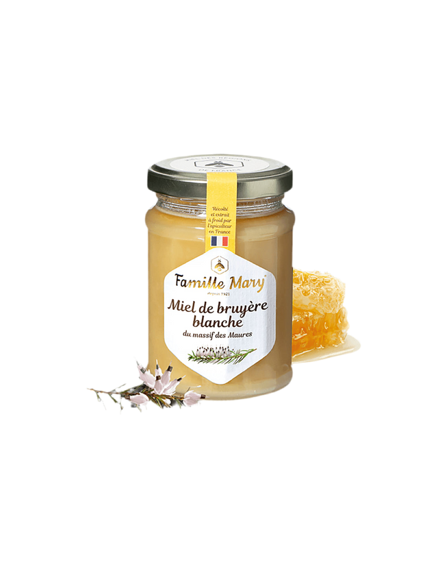 Пчелен мед от цветове на бял пирен - Miel de bruyère blanche, 230 g  Famille Mary - Nutra Best Bulgaria