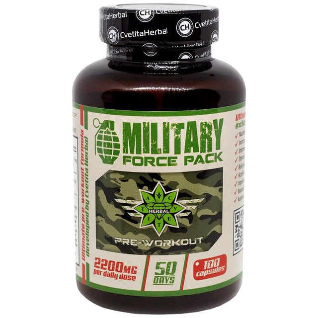 Military Force Pack - 100 капсули  Cvetita Herbal - Nutra Best Bulgaria