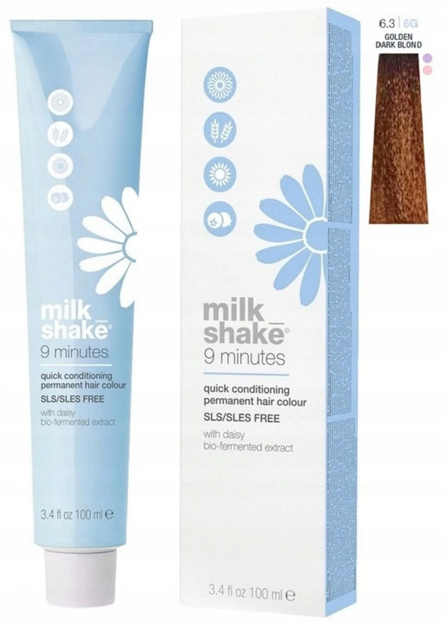 Milk Shake, 9 Minutes, Permanent Hair Dye, 6.35 Dark Blonde, 100 ml  Milk Shake - Nutra Best Bulgaria