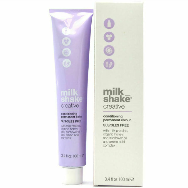 Milk Shake, Creative, SLS/SLES-Free, Permanent Hair Dye, 8.138AG Ash Gold Light Blonde, 100 ml  Milk Shake - Nutra Best Bulgaria