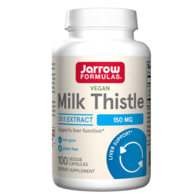 Milk Thistle 150 mg | Standardized 30:1 Extract - 100 капсули  Jarrow Formulas - Nutra Best Bulgaria