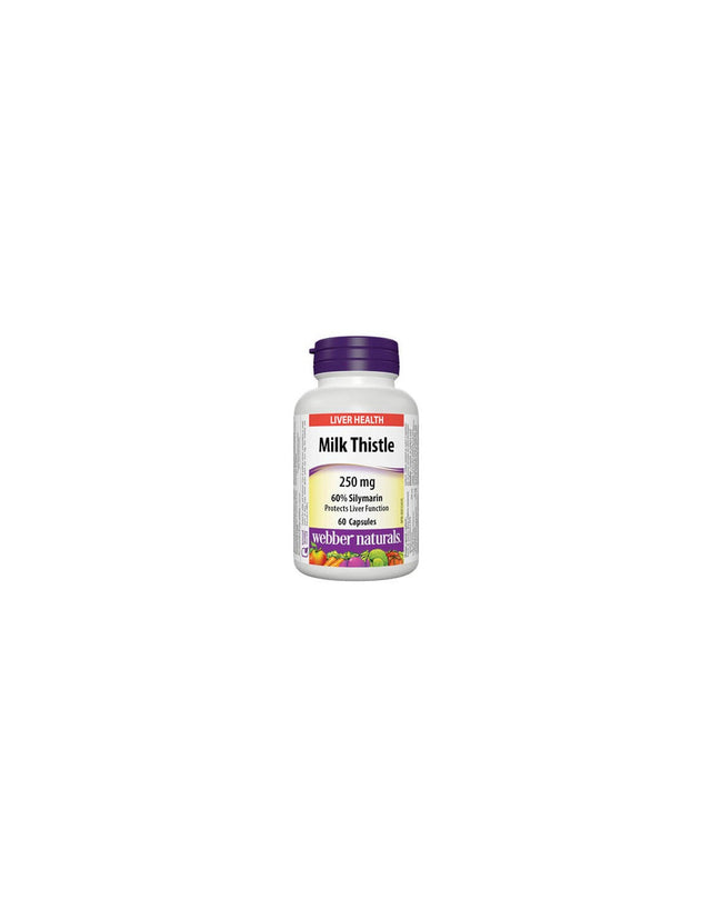 Milk Thistle/ Бял трън 250 mg x 60 капсули  Webber Naturals - Nutra Best Bulgaria