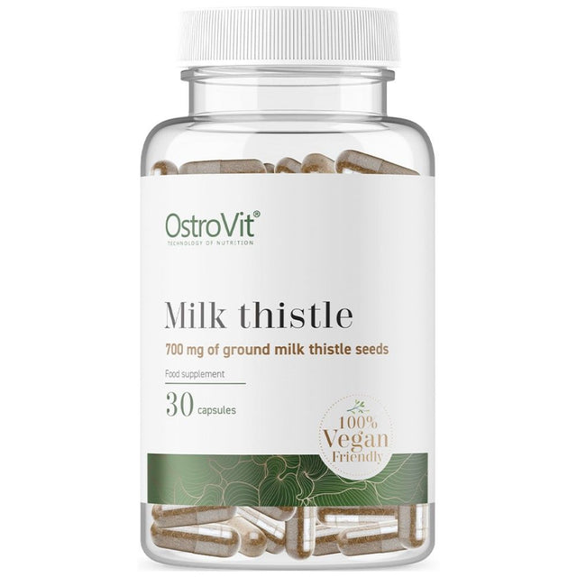 Milk Thistle 700 mg / Vege - 30 капсули  OstroVit - Nutra Best Bulgaria