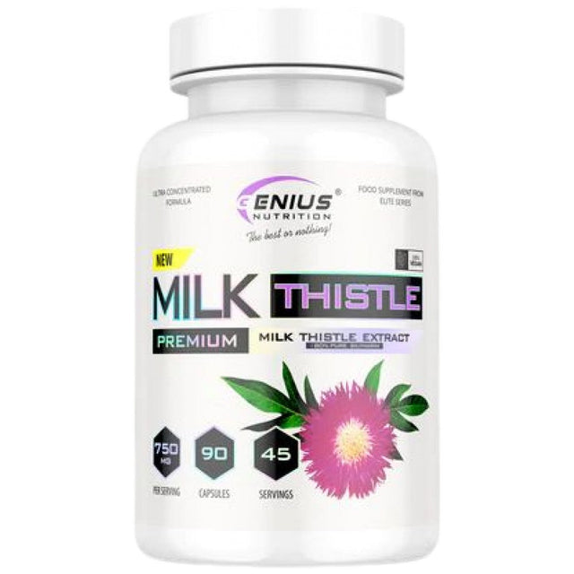 Milk Thistle - 90 капсули  Genius Nutrition - Nutra Best Bulgaria