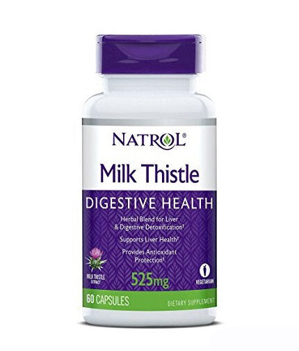 Milk Thistle Digestive 525mg  / 60 Tabs  Natrol - Nutra Best Bulgaria