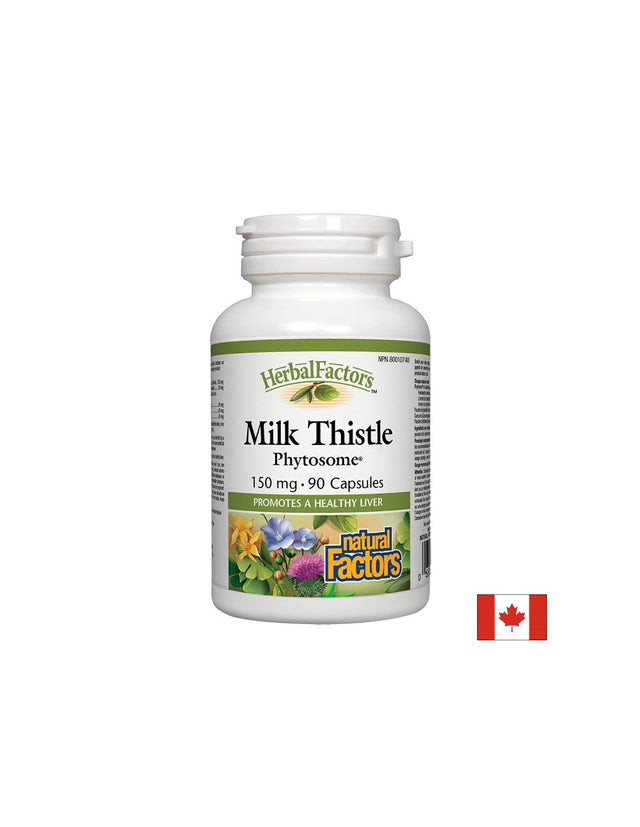 Milk Thistle Phytosome 150 mg - 90 капсули  Natural Factors - Nutra Best Bulgaria