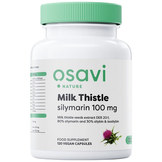 Milk Thistle | Silymarin 100 mg - 120 капсули  Osavi - Nutra Best Bulgaria
