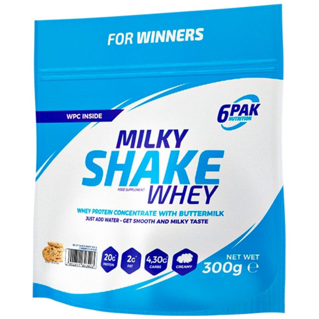 Milky Shake Whey - 300 грама  6PAK Nutrition - Nutra Best Bulgaria