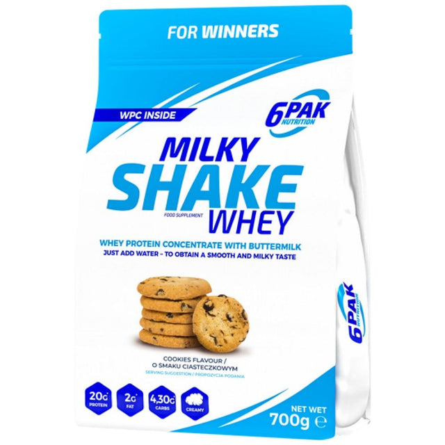 Milky Shake Whey - 700 грама  6PAK Nutrition - Nutra Best Bulgaria