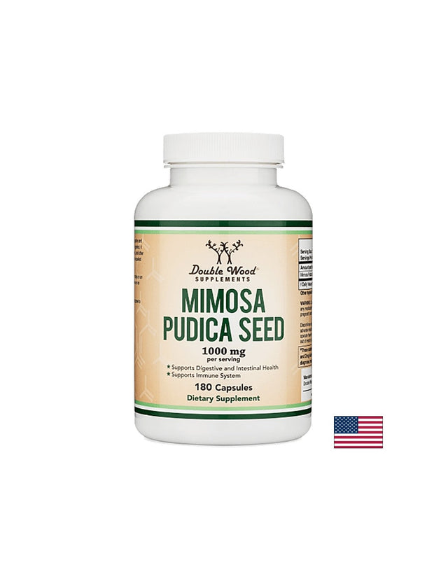 Mimosa pudica/ Мимоза пудика (семена), 180 капсули Double Wood  Double Wood - Nutra Best Bulgaria