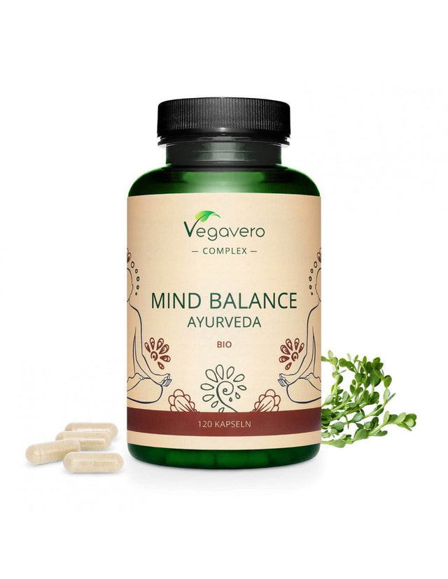 Mind Balance Ayurveda Bio, 120 капсули, 100% Vegan Vegavero  Vegavero - Nutra Best Bulgaria