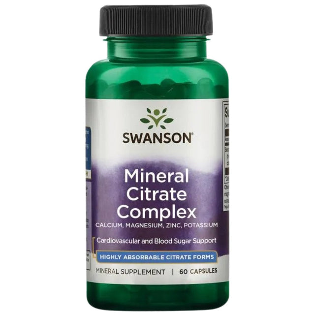 Mineral Citrate Complex - 60 капсули  Swanson - Nutra Best Bulgaria