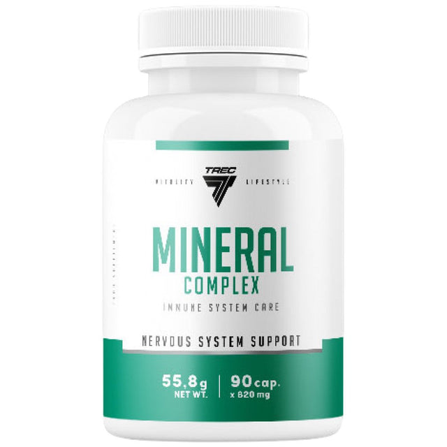 Mineral Complex | Immune System & Nervous System Support - 90 капсули  Trec Nutrition - Nutra Best Bulgaria