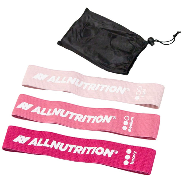 Mini Band Training Set | Cotton - 3 бр.  AllNutrition - Nutra Best Bulgaria